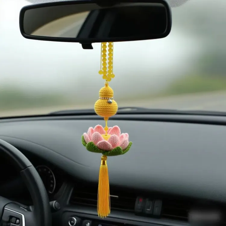 后视镜挂件2026成品汽车挂件车内饰品摆件车载挂饰女后视镜一生福禄好运连连