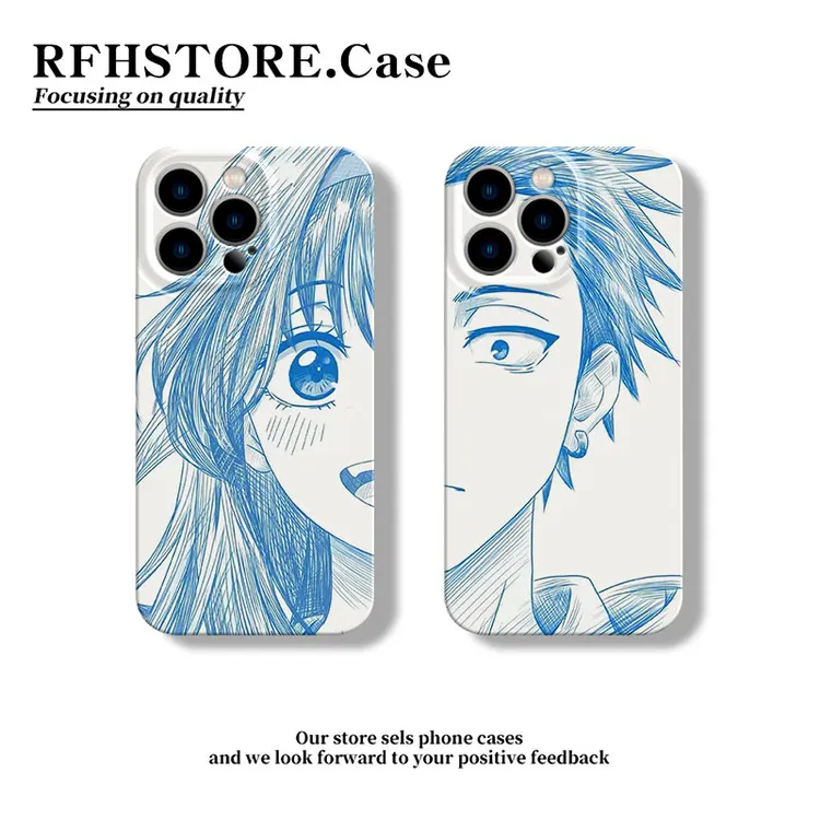 飞虎胜素描花薰凛然适用苹果16/15菲林手机壳华为P70vivoppo小米