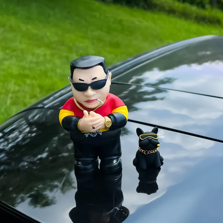 《范德彪》2025车尾摆件装饰品电动摩托车内饰后备箱车顶外饰