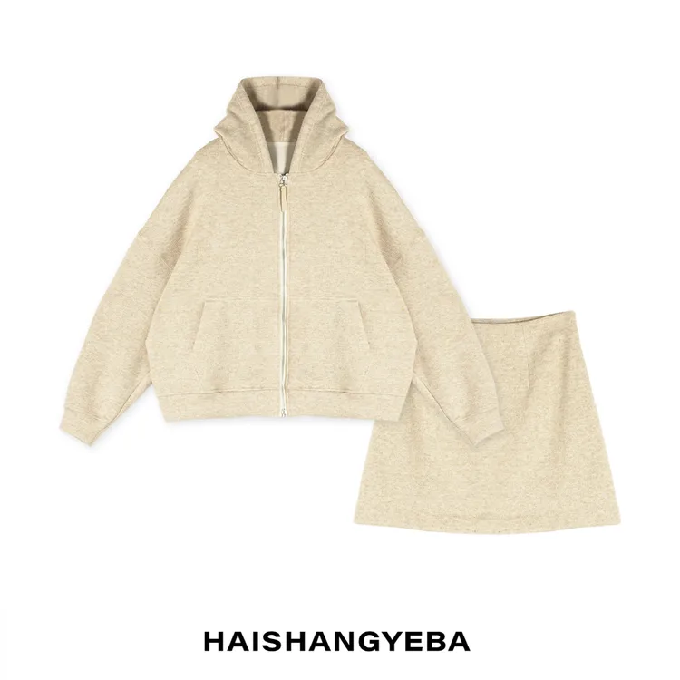 【海上叶爸】新款2025秋冬百搭羊毛气质简约通勤两件套