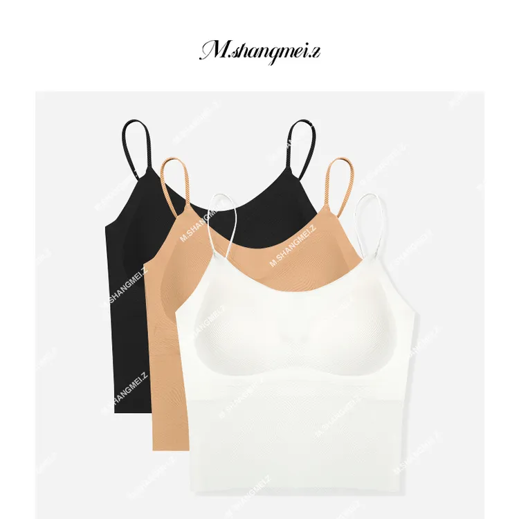 M.SHANGMEI.Z/沐熙【万丈吊带】美大哥舒适亲肤通勤吊带背心X032192