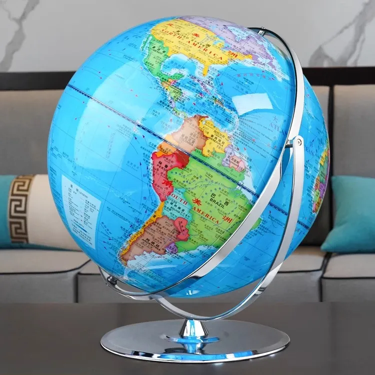 50Cm 42Cm 大号地球仪高清落地式地球仪办公室书房客厅摆件