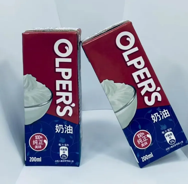 新疆热抢！巴基斯坦进口OLPERS奶油200ml  奶香醇厚超好用