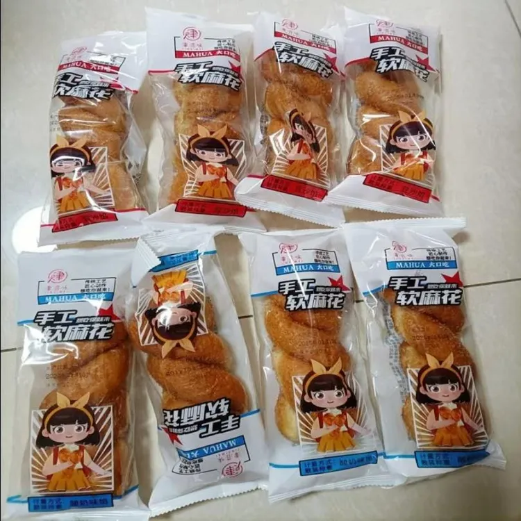 津滋味【工厂直发】天津津滋味酸奶麻花豆沙夹心麻花面包100g*8根