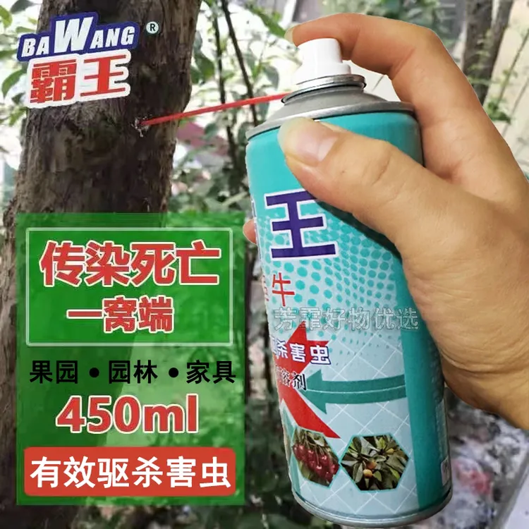 霸王非杀天牛气雾剂钻心虫园林果树木天牛克星白蚁蛀虫树洞杀虫剂