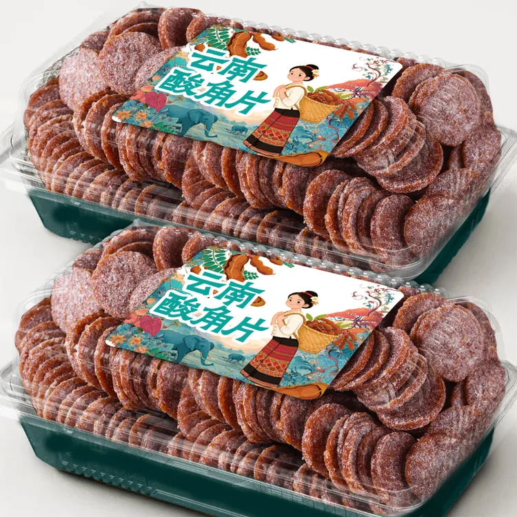 滇二娃云南酸角片蜜饯果糕即食酸甜果脯干儿童办公宿舍解馋零食品