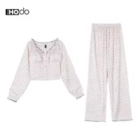 【苏兰文】【酒酿盼芙】波点少女法式性感家居服-2455