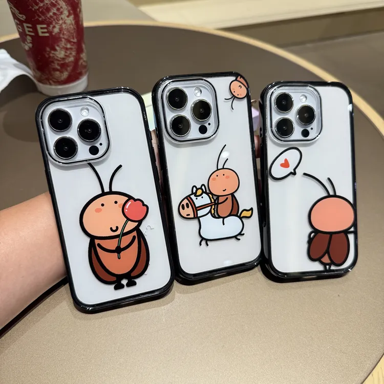 小蔻原创蔻之蟑螂系列亚克力手机壳适用于苹果16pro/iphone15pro