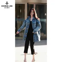 迪丝嫚苓黑色梭织裤直筒时尚休闲百搭简约修身原创设计小众优雅感