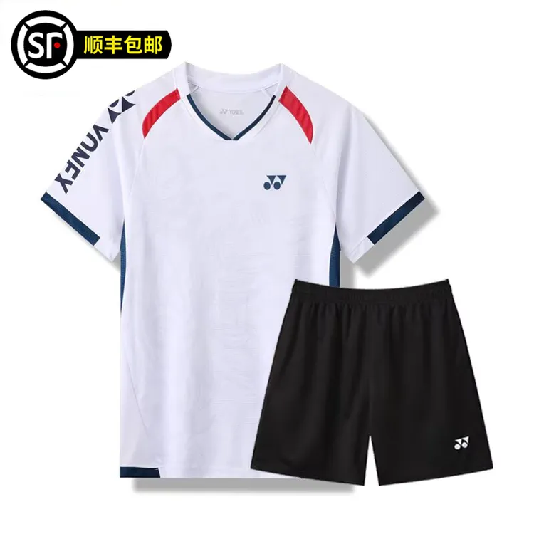 2025爆款yy尤尼新克斯速干透气羽毛球男女训练比赛新款羽毛球服