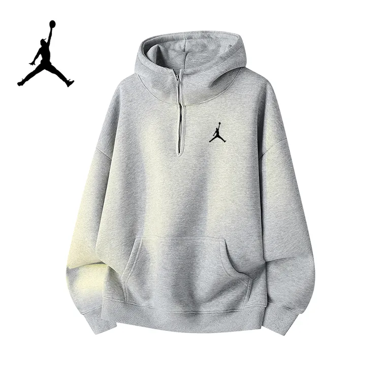 【官方奥莱折扣】αj立领拉链卫衣男男款宽松拉链卫衣运动潮流上衣