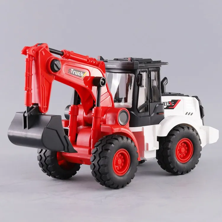 儿童大号挖掘机玩具车男孩宝宝惯性工程车挖机推土机模型礼物