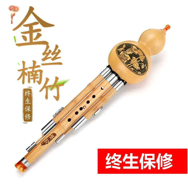 葫芦丝教学入门零基础c调金丝楠竹葫芦丝降B调C调葫芦丝乐器专卖
