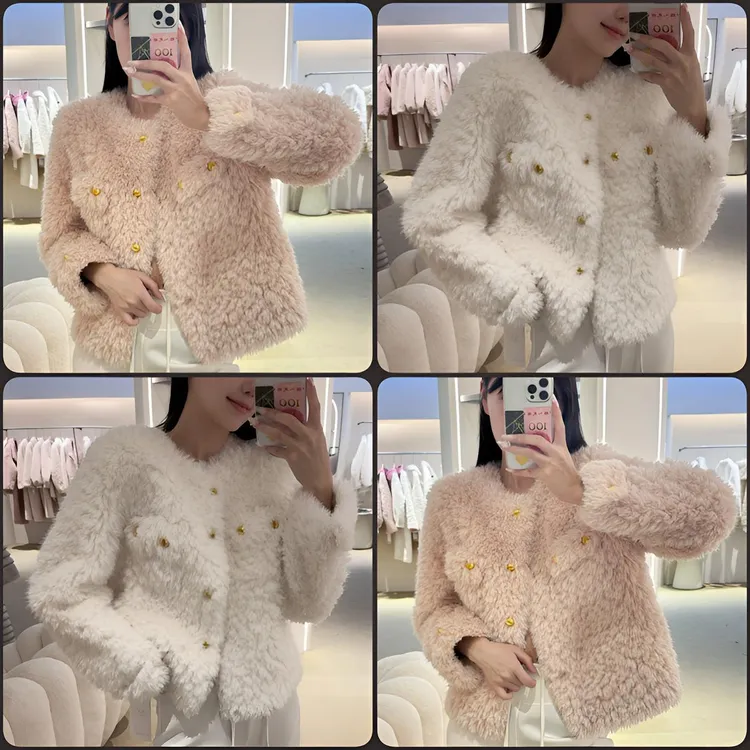 【赛偌】2025冬季羊羔毛新款时尚ins女士外套 【001-090号】