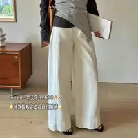 【刘噗噗】思美乐89963 流杏灰浅色直筒牛仔九分裤