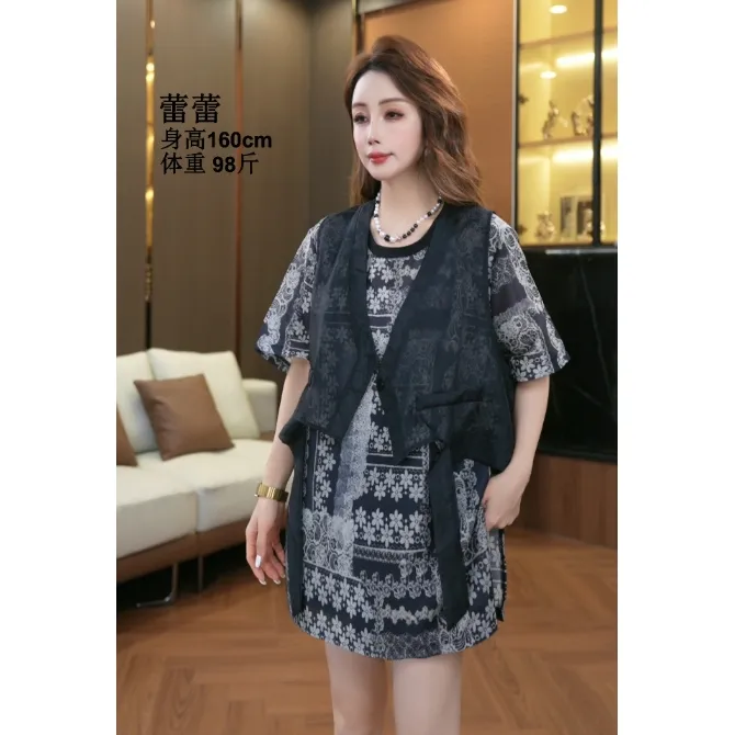 【鑫蕾】夏季设计宽松时尚马甲百搭洋气设计马夹9177