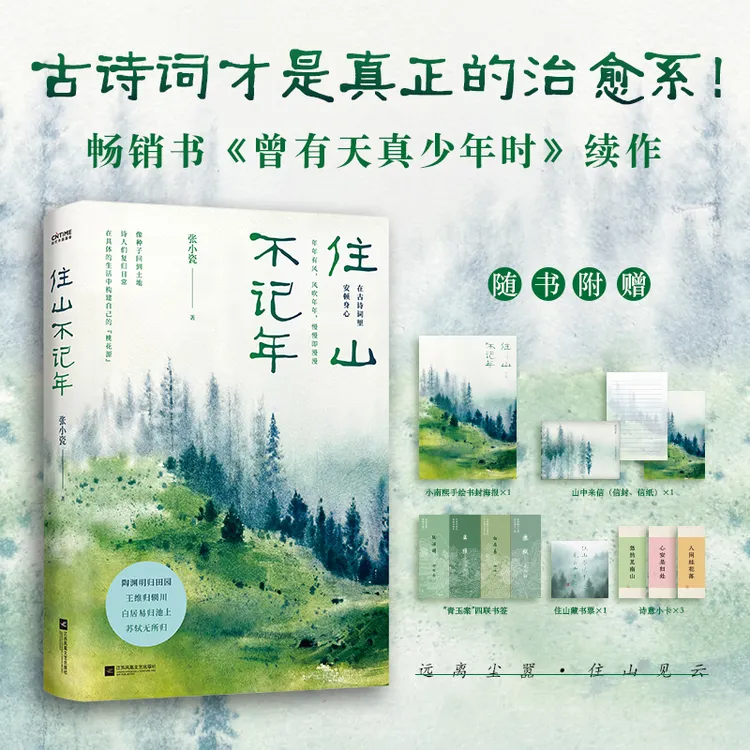 住山不记年（畅销书《曾有天真少年时》续作，远离尘嚣，住山见云）