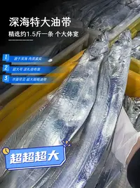 深海捕捞超大油带 单条1.5斤到手四条 约6—6.5斤19tt