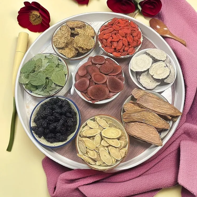 【英雄茶料】八宝茶大块料枸杞黑桑葚黄芪等8种原材料泡水煮水大块