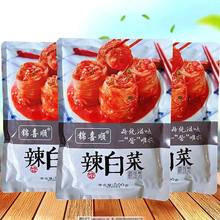 锦喜顺·辣白菜 3袋*500g正宗韩式免切新鲜东北白菜腌制泡菜