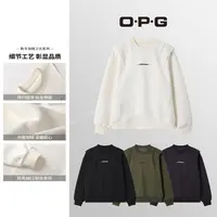 O.P.G【轻奢立体结构字母圆领卫衣】秋季新款时尚百搭上衣8789