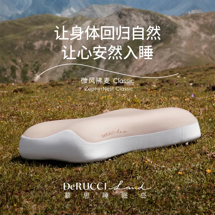 慕思睡眠岛官方2025新款记忆棉枕头护颈椎助睡眠男女专用成人枕芯