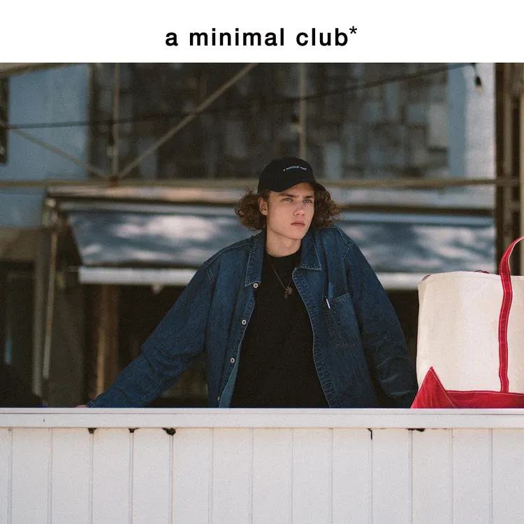 a minimal club丹宁牛仔vintage复古长袖衬衫百搭情侣秋AM55SH06