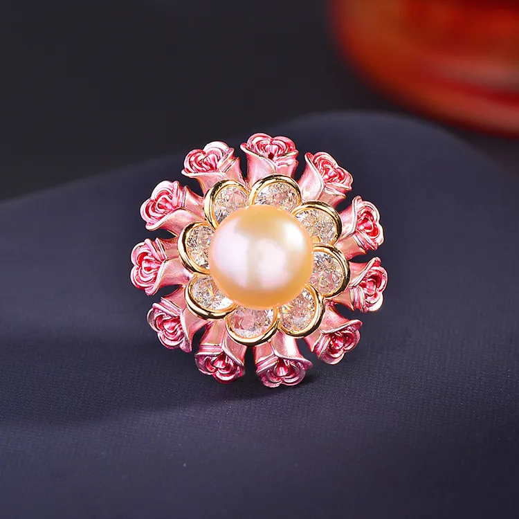铜合金胸针 【玫瑰】高档胸针女防走光别针高磁铁百搭不伤衣物商品图