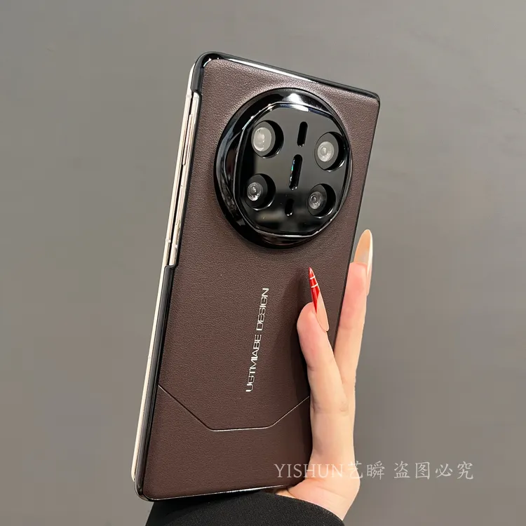 适用华为matex6折叠屏手机壳高档皮革新款mateX5防摔秒变保护套壳