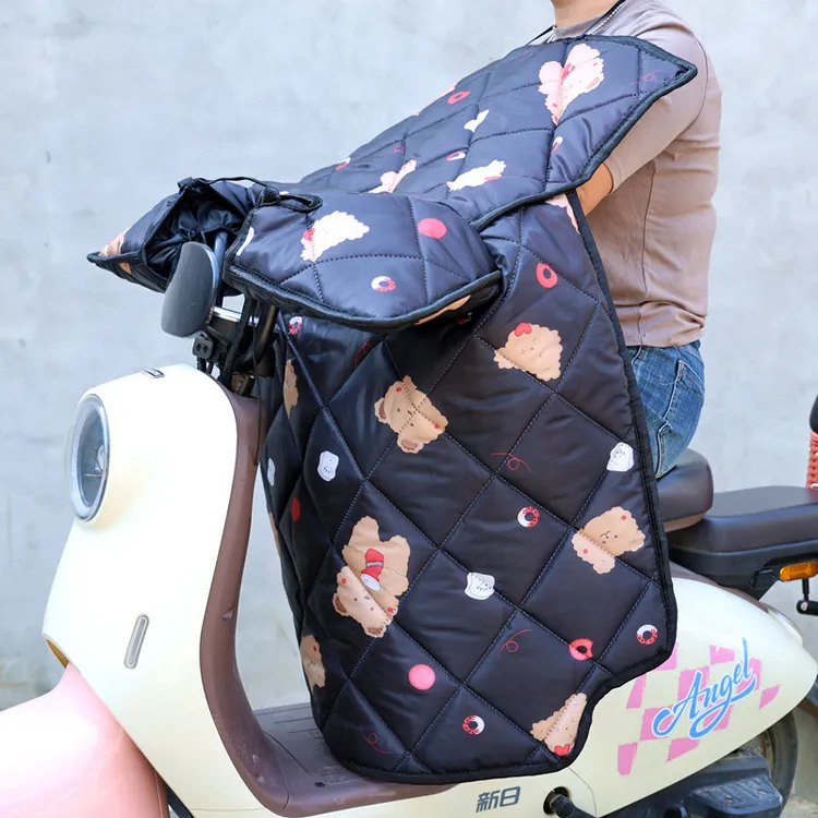 【全国包邮】电动车挡风被冬季保暖加厚防水挡风衣防风罩收纳防寒