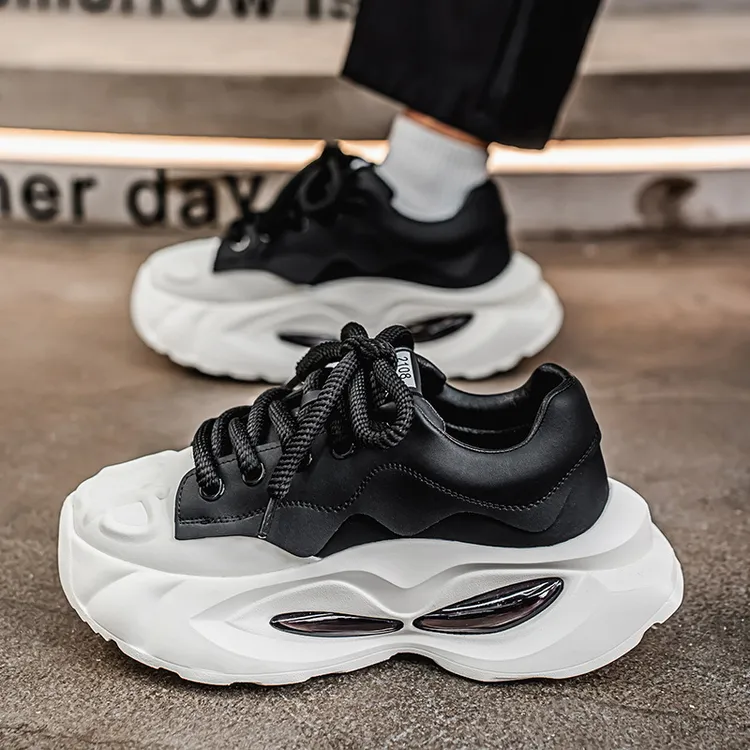 老爹鞋男款鞋子秋冬新款男士气垫厚底增高鞋运动鞋潮流休闲鞋男鞋