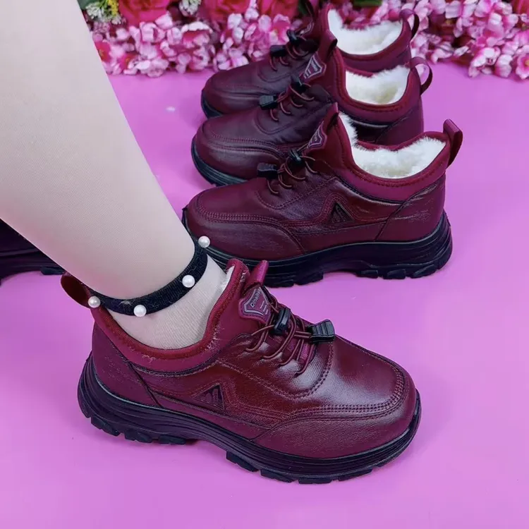 2025新款老北京平底休闲棉鞋9022