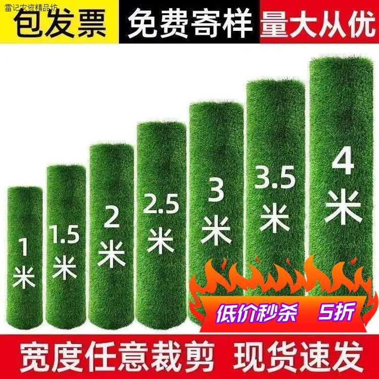 草坪网仿真草坪地毯人工假草皮户外铺垫人造塑料绿色地垫学校操场