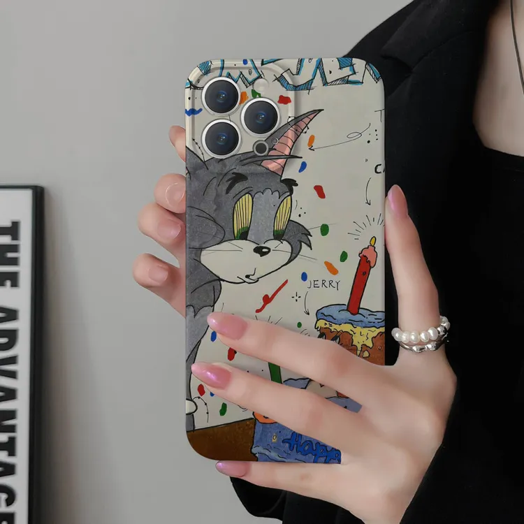 蛋糕猫和老鼠适用iPhone16苹果15手机壳华为oppo红米荣耀vivo菲林