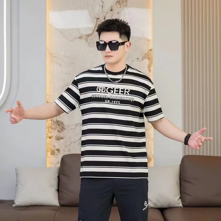 戈诺尔男装短袖时尚潮流百搭高端帅气个性