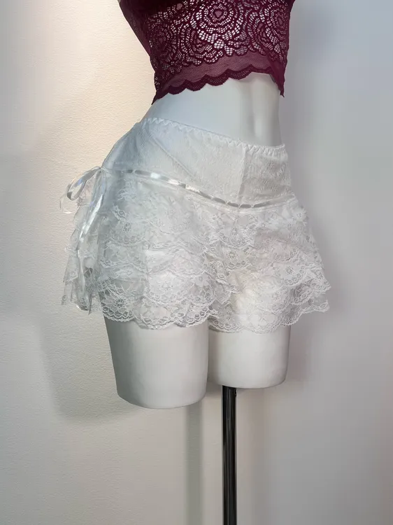 【小野的店】新款蛋糕安全裤内搭80-120斤蕾丝