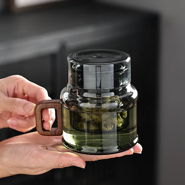三件茶壶杯泡水壶高硼硅耐高温茶具玻璃茶道泡茶烧水飘逸泡茶茶具