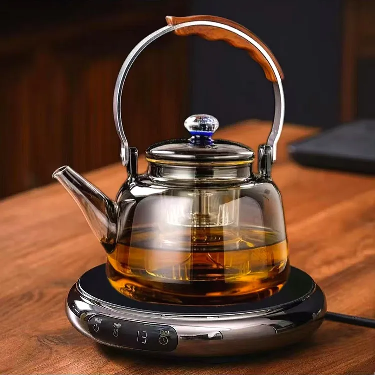 DEMINGTANG/德茗堂 素匠1300瓦超薄金属边框智能高端煮茶电陶炉