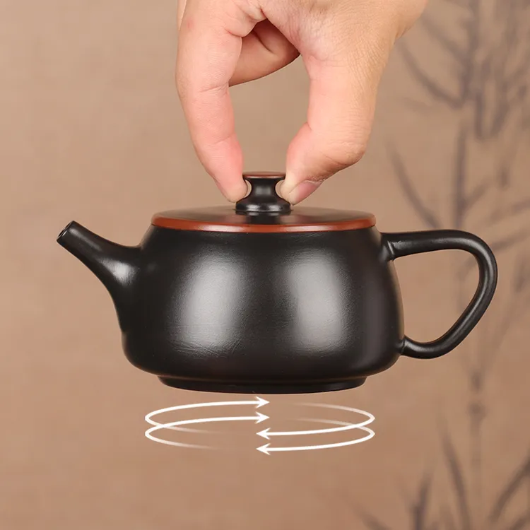 云南紫陶茶壶茶具全手工悬停汉瓦壶可提转可凤鸣家用茶具泡茶专用