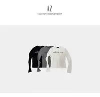 LIS&AZ-磨毛三色字母长袖T-DTNL2506232