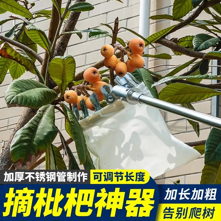 【高空摘果器】伸缩杆高空摘枇杷柿子果葡萄苹果杨梅芒果桃子摘果器