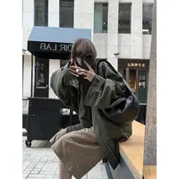 VUMP 大廓形 酷酷的超宽松松弛感冲锋衣立领休闲风衣外套春秋新款