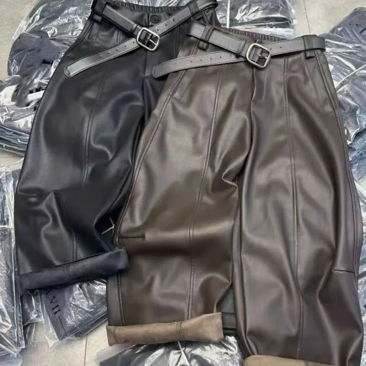 （小郗）2025皮裤网红时尚