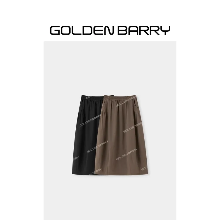 GOLDENBARRY|310238“云间步履轻”茧型花苞半身裙