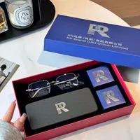 新款老花镜老花眼镜高档礼盒装高端偏光眼镜防辐射眼镜