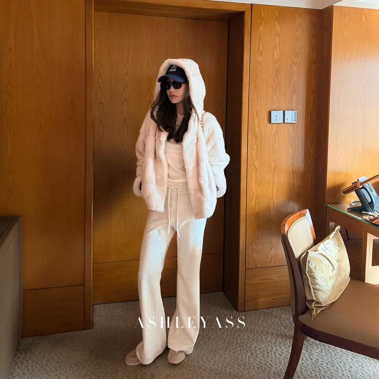 【ASHLEYASS】“长腿喇叭裤”宽腰头设计师显高3色休闲裤LSK251529W