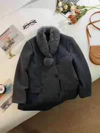 【女王洛克】韩版小香风时尚90绒羽绒服洋气减龄小西装外套LK82853