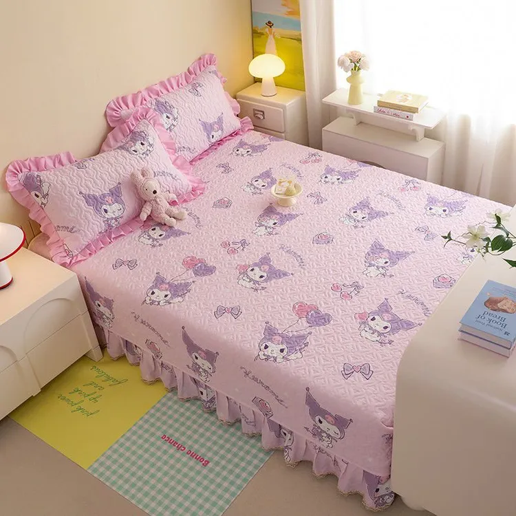 新款儿童卡通纯棉榻榻米床盖四季通用夹棉大炕盖炕罩防滑可定制