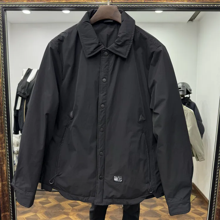 冬季新款轻薄款羽绒服男韩版简约百搭潮流青年宽松翻领外套