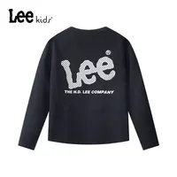 Lee儿童春秋长袖T恤男女同款大小童通穿柔软刺绣logoLK5X2FUT0468